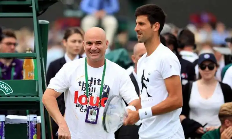 djokovic agassi