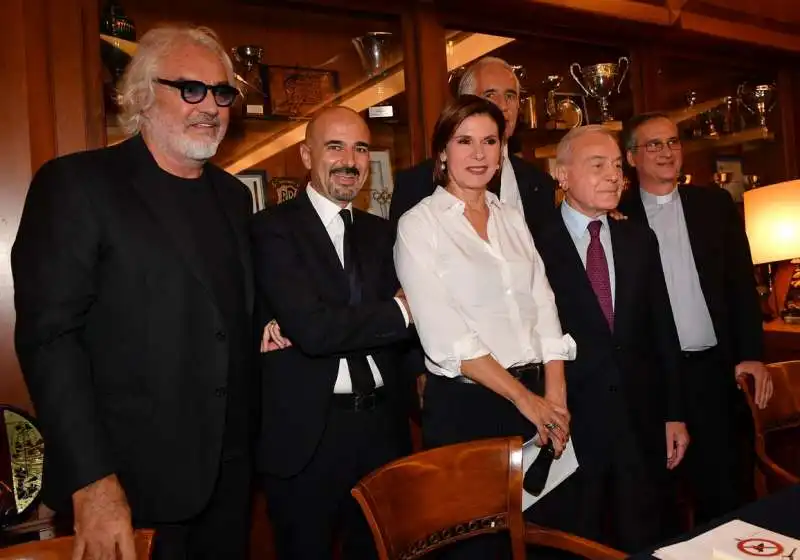 flavio briatore  giovanni lo storto  giovanni malago  bianca berlinguer  gianni letta  mons dario vigano  (2)