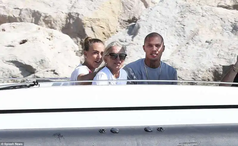 jeremy meeks e chloe green con la madre tina