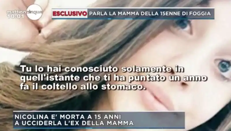 la madre di nicolina a mattino cinque 3