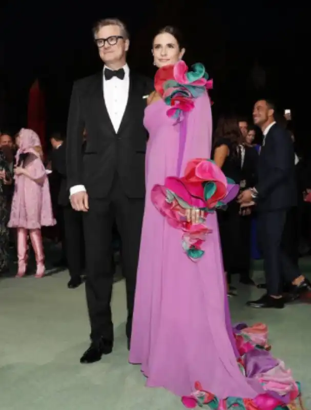 livia e colin firth green carpet fashion award 2