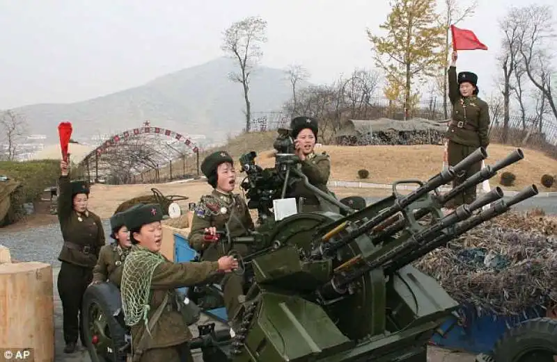 mitragliatrici in corea del nord