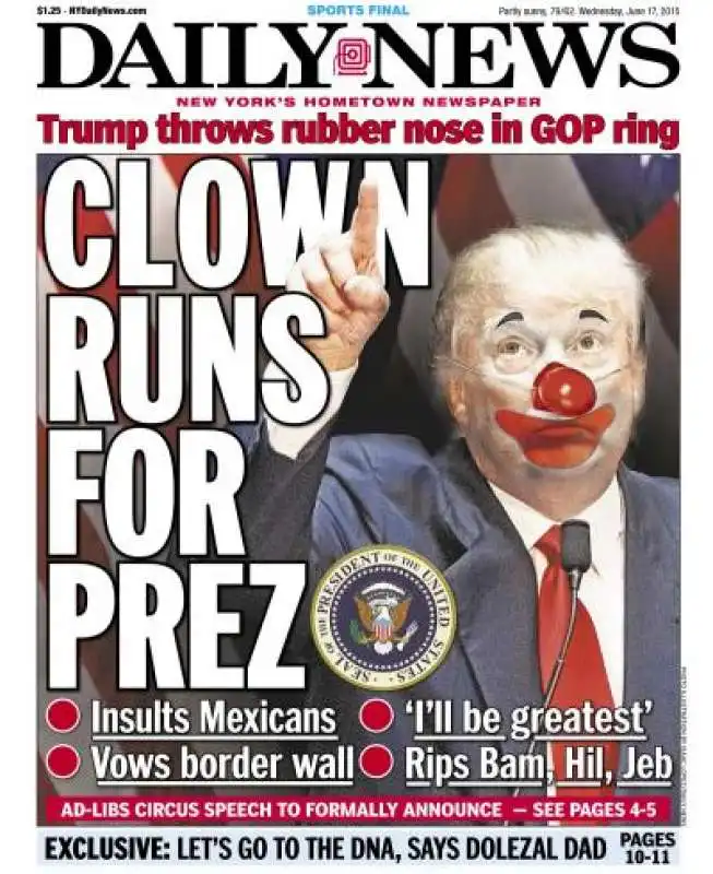 ny daily news contro trump