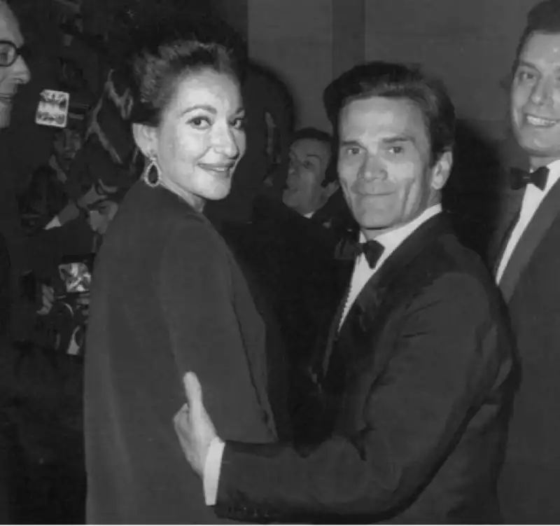 pasolini e la callas alla prima di medea