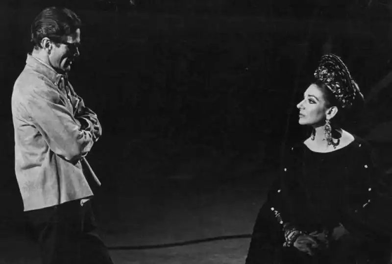 pasolini e la callas sul set di medea