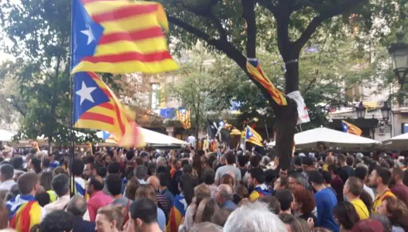 proteste a barcellona degli indipendentisti catalani 2