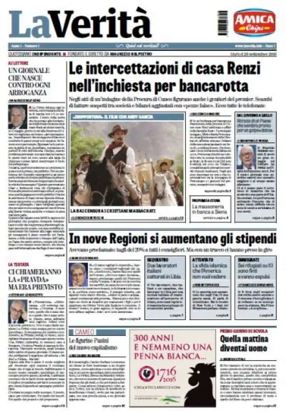 QUOTIDIANO LA VERITA 