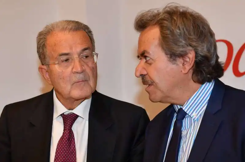 romano prodi con fabio martini