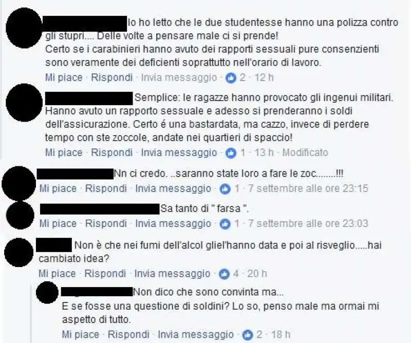 STUDENTESSE AMERICANE COMMENTI