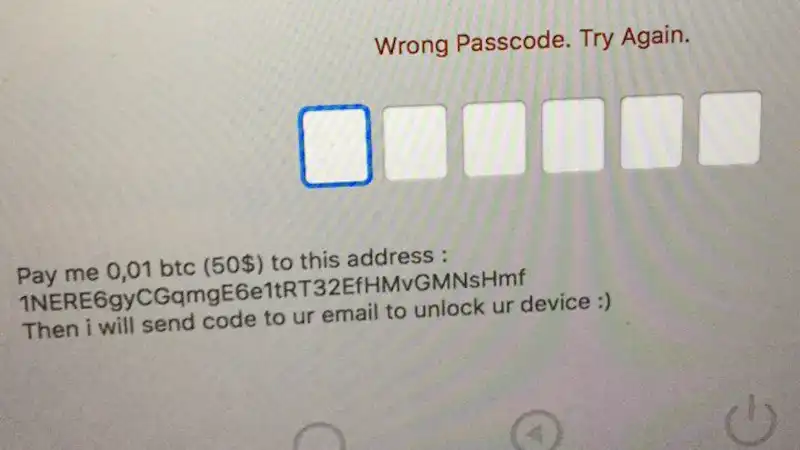 TROVA IL MIO IPHONE USATO DAGLI HACKER PER CHIEDERE RISCATTI