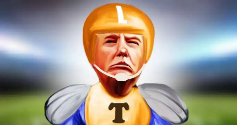 TRUMP NFL FOOTBALL