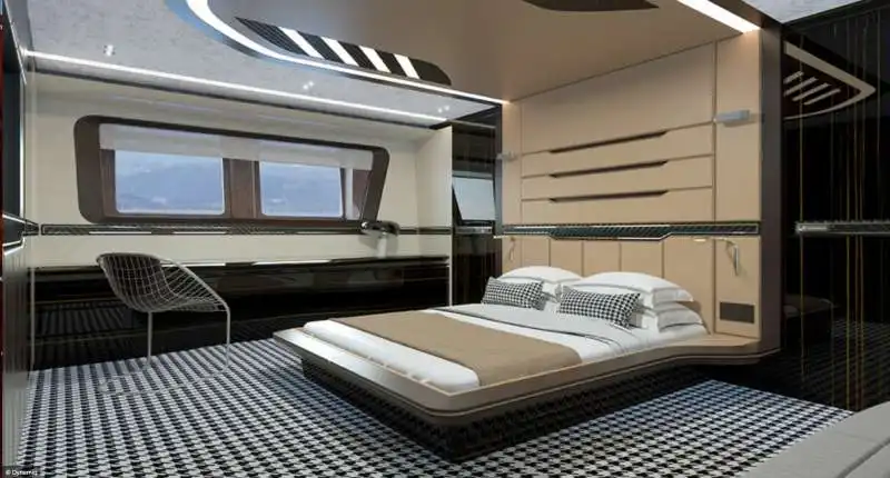 yacht porsche cabine