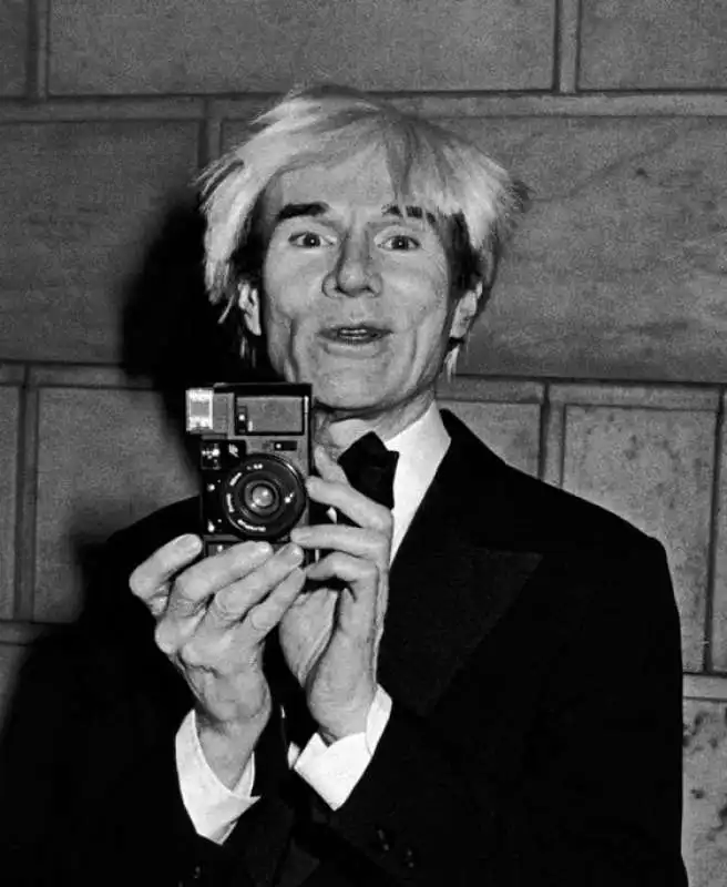 andy warhol by ron galella