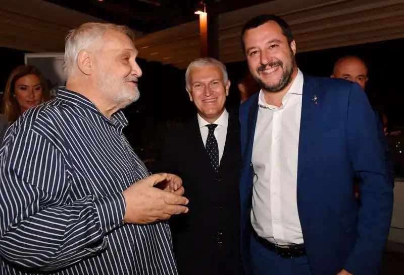 cesare lanza maurizio belpietro matteo salvini