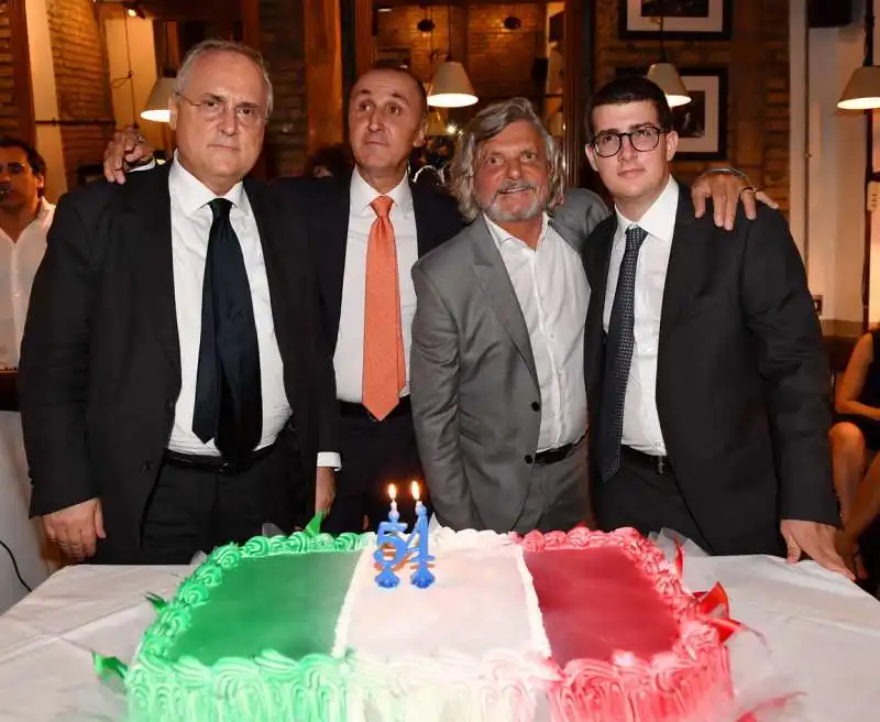 claudio lotito andrea meschini massimo ferrero enrico lotito