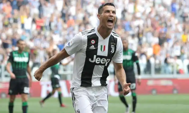 CRISTIANO RONALDO IN JUVENTUS SASSUOLO