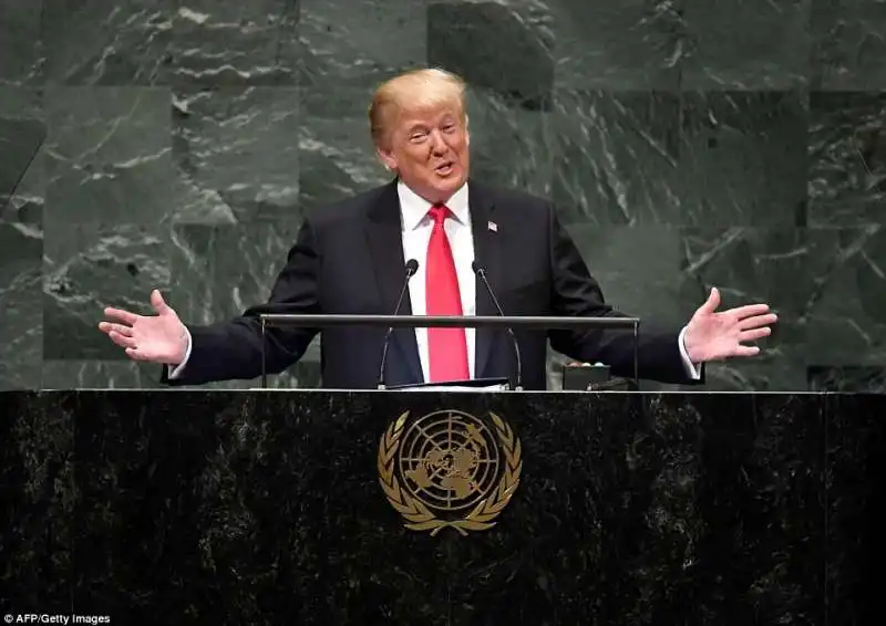 donald trump all'assemblea generale onu