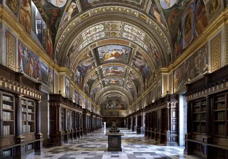 el escorial library di madrid 1