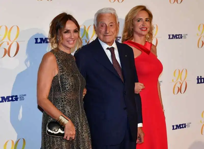 fulvio lucisano con le figlie paola e federica