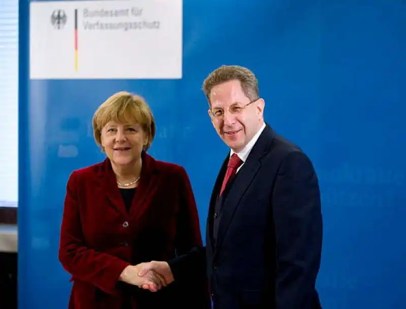 hans georg  maassen e angela merkel