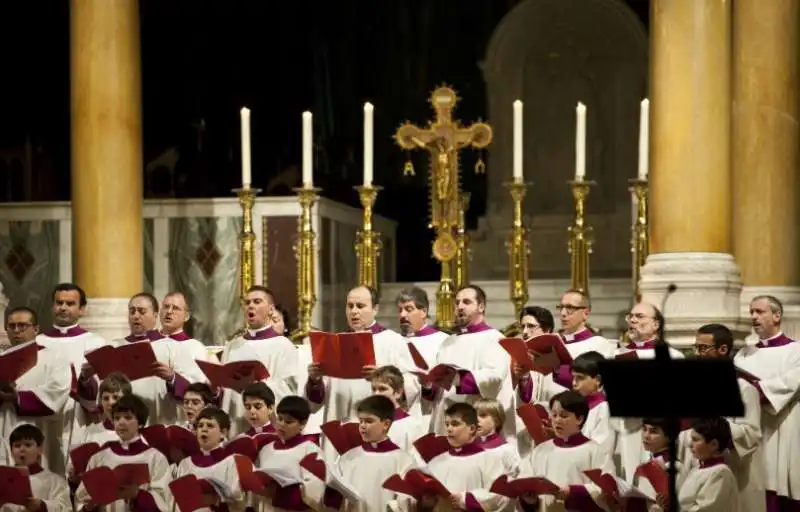 il coro della cappella sistina 1