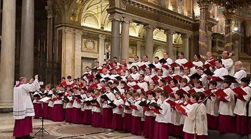 il coro della cappella sistina 2