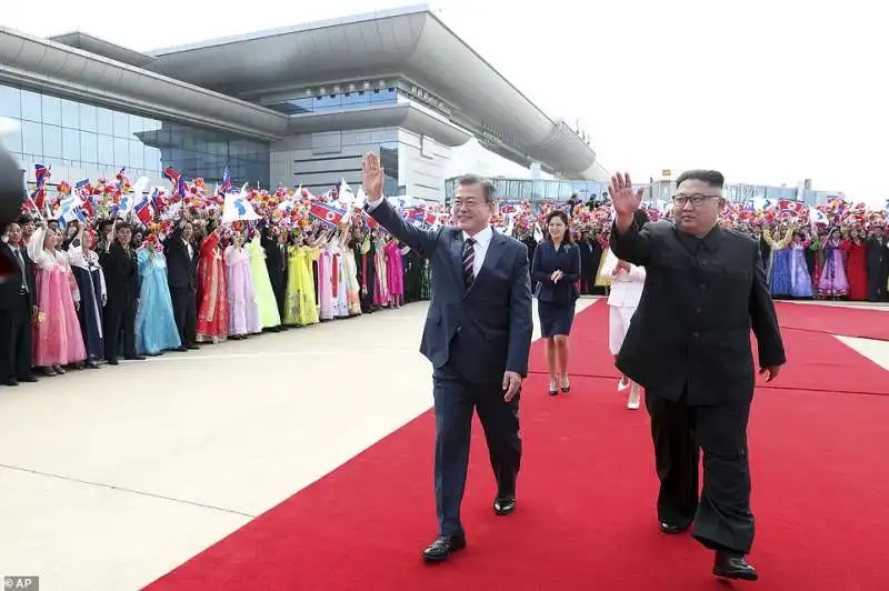 incontro kim jong un moon jae in 18