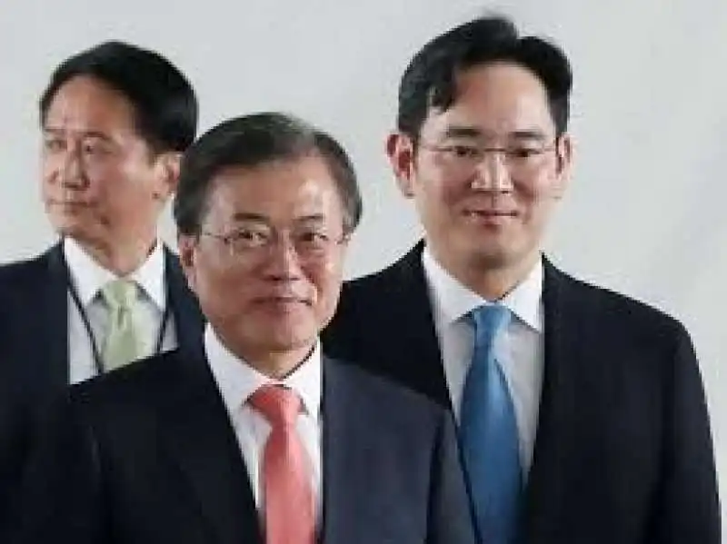 lee jae yong erede samsung dietro a moon jae in