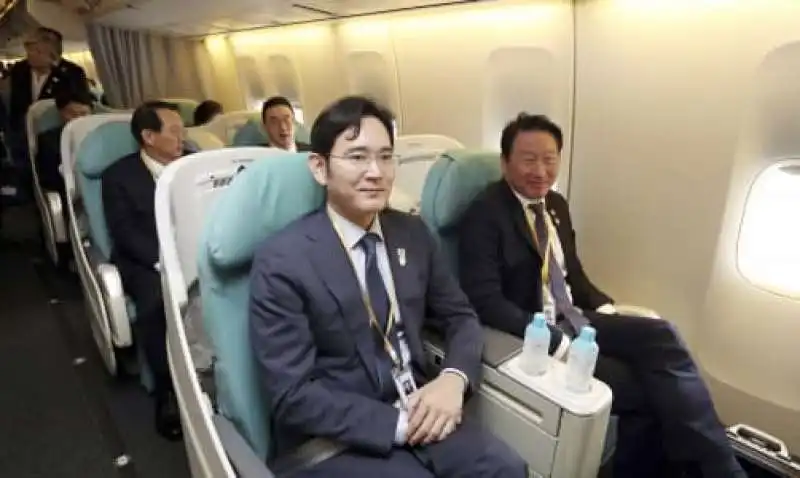 lee jae yong erede samsung in viaggio per la corea del nord 