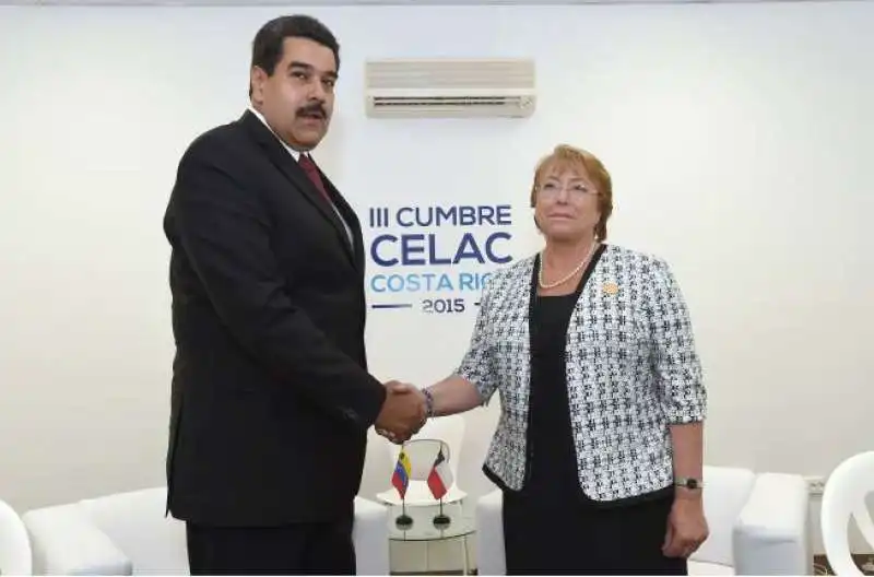 michelle bachelet nicolas maduro