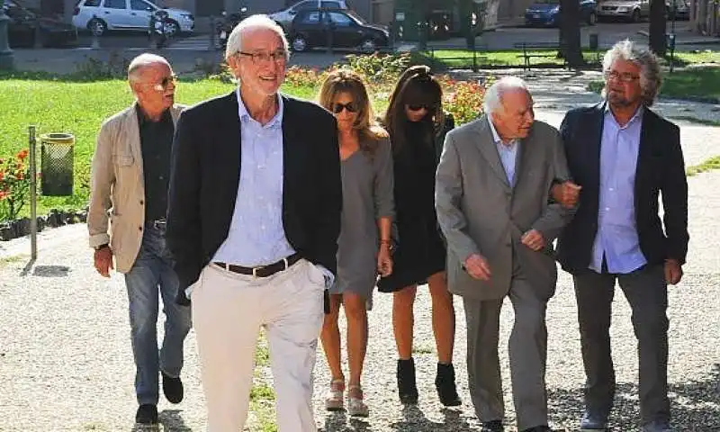 RENZO PIANO, GINO PAOLI E BEPPE GRILLO