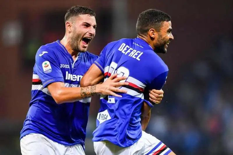 sampdoria napoli defrel