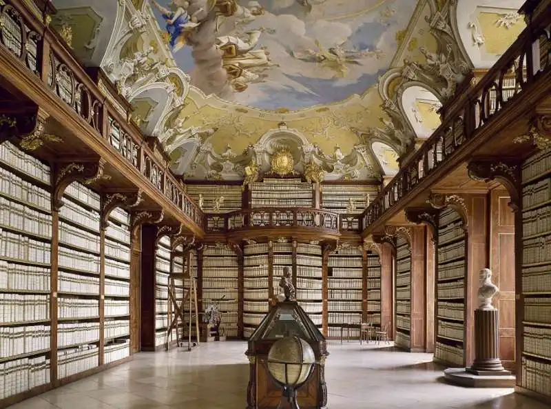 seitenstetten abbey library in austria