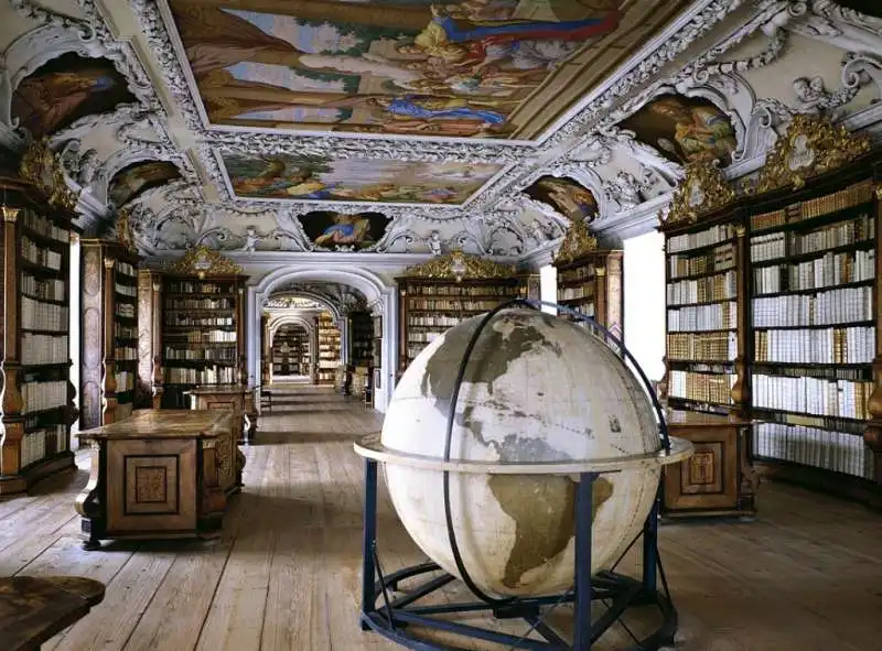 stiftsbibliothek kremsmunster library in austria