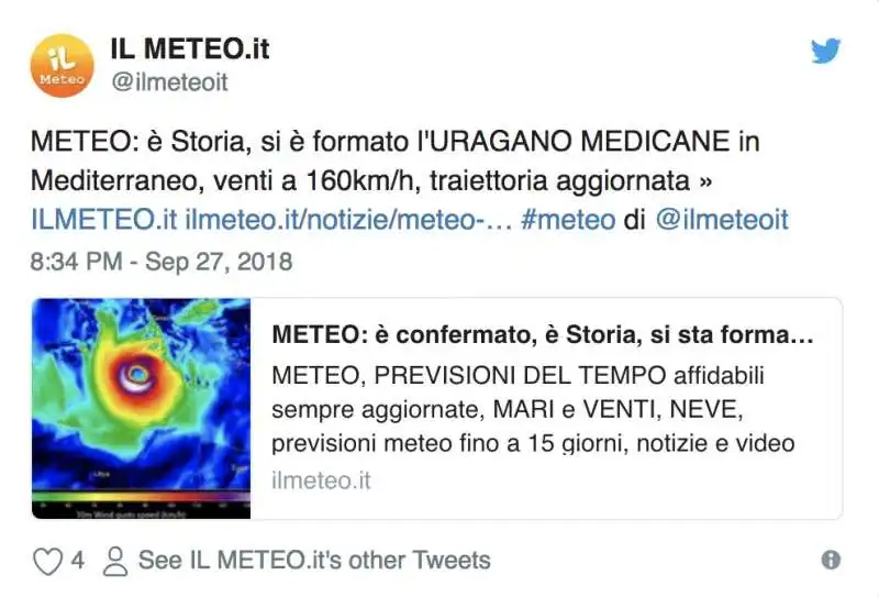 uragano medicane 1