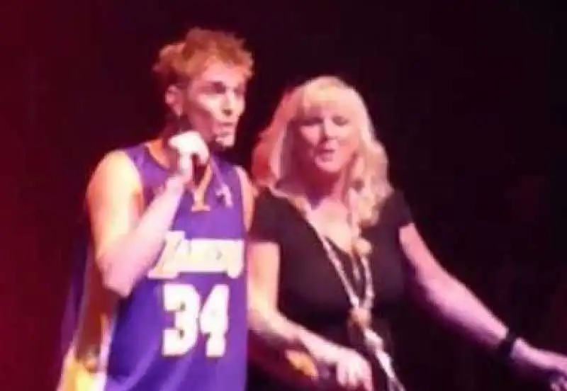 aaron carter e la madre jane 2