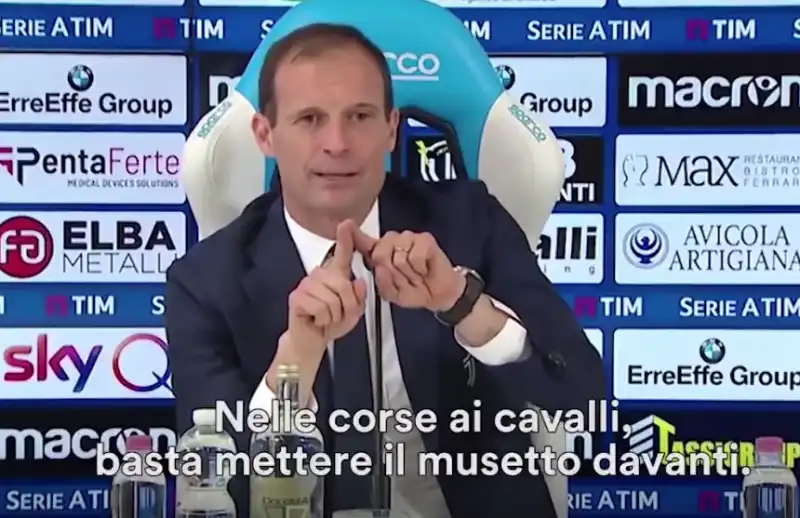 allegri e il 'corto muso'