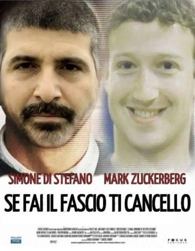 CASAPOUND CANCELLATA DA FACEBOOK