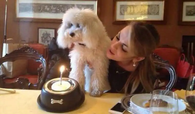 compleanno di dudu come i cani degli zar con francesca pascale