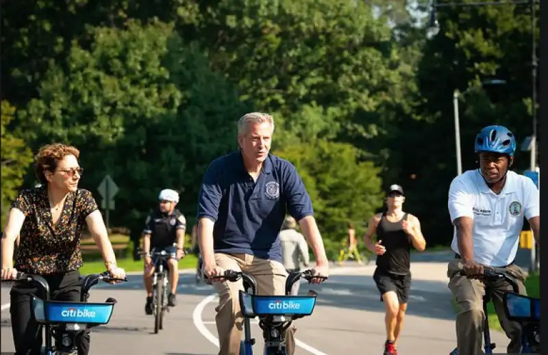 de blasio bici