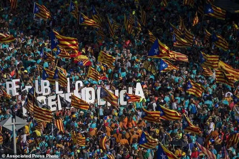 diada   manifestazione per l'indipendenza a barcellona   11 settembre 2019 11