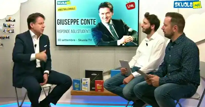 GIUSEPPE CONTE A SKUOLA.NET 1