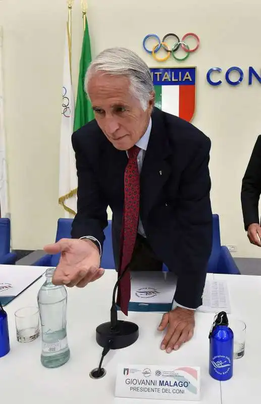 Il Presidente del Coni Giovanni Malagò Foto Mezzelani GMT 01