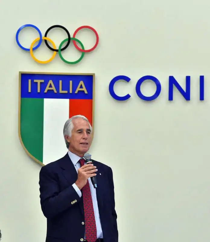 Il Presidente del Coni Giovanni Malagò Foto Mezzelani GMT 05