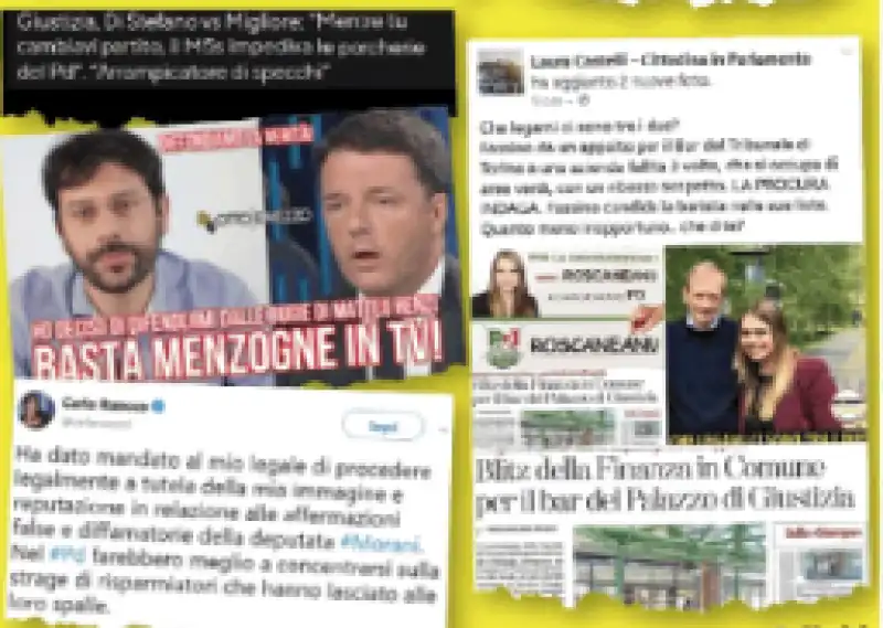 m5s contro pd sui social