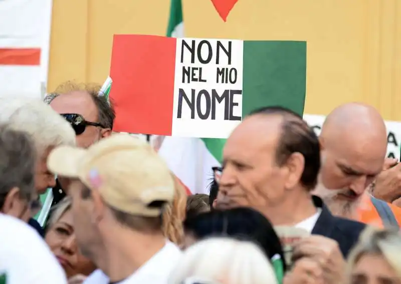 manifestazione contro il governo conte bis 1