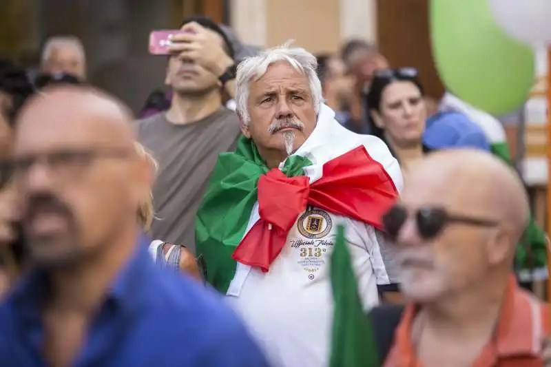 manifestazione contro il governo conte bis 5