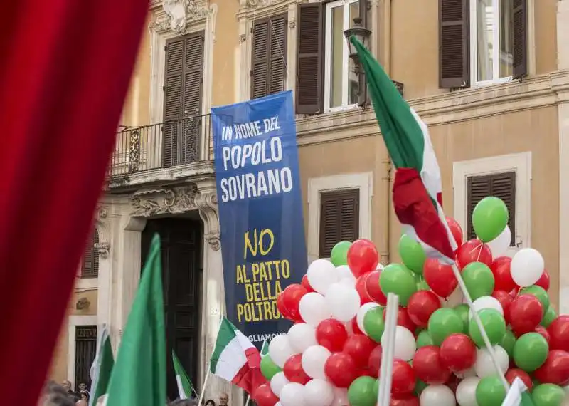 manifestazione contro il governo conte bis 6