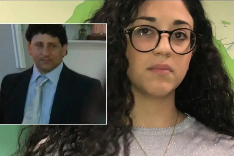 marta della corte con il padre