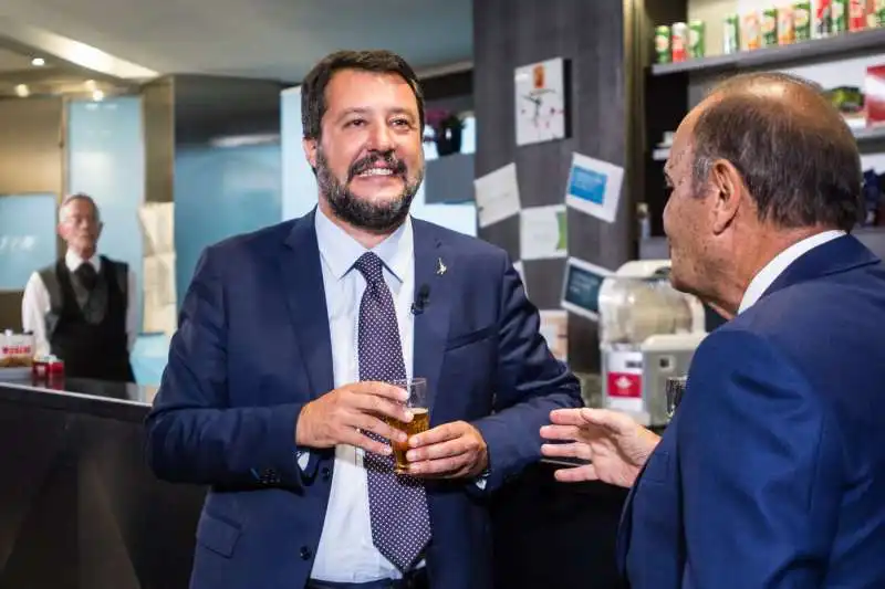 matteo salvini bruno vespa